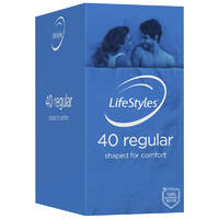 54Mm Lifestyles Condoms X40
