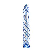 7"  Helix Glass Dildo