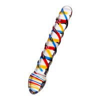 7.5" Tropicana Glass Dildo