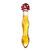 8" Jester Glass Dildo