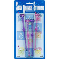 Sexy Boobs Drinks Stirrer Set