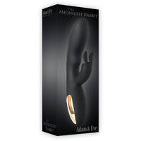 8" Midnight Rabbit Vibrator