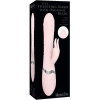 5" Thrusting Beaded Rabbit Vibrator