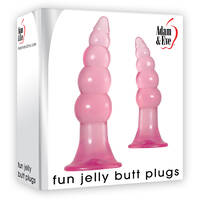 Fun  Jelly Butt Plugs X2
