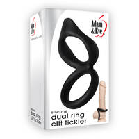 Dual Clit Tickler Cock & Ball Rings Dual Clit Tickler Cock & Ball Rings