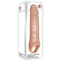 9" Realistic Penis Sleeve + Strap