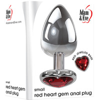 2" Small  Heart Gem Butt Plug