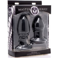 Duplex Double Butt Plug Set