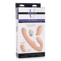 Strap U 15X U Pulse Pulse & Vibe Strapless Strap On W/ Remote Blush Strap U 15X U Pulse Pulse & Vibe Strapless Strap On W/ Remote Blush