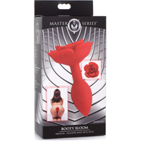 Medium Rose Silicone Butt Plug