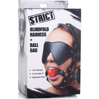 Blindfold Harness + Ball Gag Blindfold Harness + Ball Gag