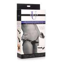 Strapu 28X Power Pegger Beginner Double Dildo W Harness & Remote Strapu 28X Power Pegger Beginner Double Dildo W Harness & Remote