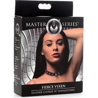 Bling Vixen Leather Choker