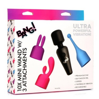 Bang10X Mini Wand W/ 3 Attachments