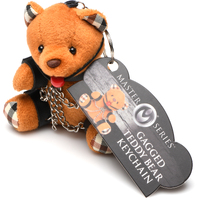 Gagged Teddy Bear Keychain