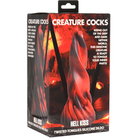 Creature Cock Twisted Tongues Silicone Dildo
