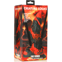Fire Demon Monster Silicone Dildo