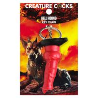 Creature Cocks Hell Hound Keychain Novelty Fantasy Dildo Keyring Creature Cocks Hell Hound Keychain Novelty Fantasy Dildo Keyring