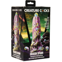 Creature Cocks Dragon Spawn Multi Coloured 18.5cm Ovipositor Fantasy Dildo