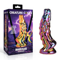 Creature Cocks Dragon Glass Coloured 15.7 cm Glass Fantasy Dildo