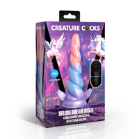 Creature Cocks Deluxe Dream Rider Vibrating Unicorn Silicone Dildo