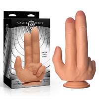 Master Series The Shocker Flesh 20.8 cm Finger Dildo