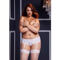 Open Crotch Boyshort Panty XL