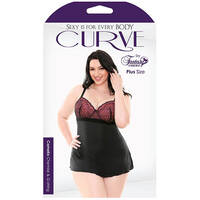 Camelia Chemise/G String 3X/4X