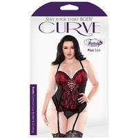 Contour Cup Bustier/G String 3X/4X