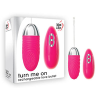 Turn Me On Rechargeable Love Bullet  8.9cm (3.5") Usb Rechargeable Bullet With Remote