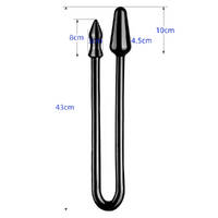 The 84cm Dual Head Anal Plug For Deep Prostate Play