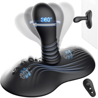 Remote Control Rotating Prostate Massager With Suction Base