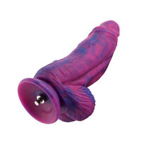 9" Silicone Curved Kliclok Cock 9" Silicone Curved Kliclok Cock