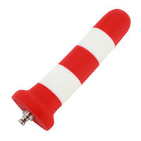 HiSmith 6.89" Barber Pole Silicone Dildo