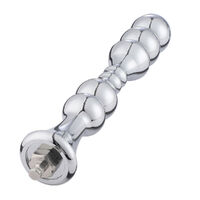 8.2" Smooth Aluminium Anal Wand Metal Bead Anal Dildo 8.2" Smooth Aluminium Anal Wand Metal Bead Anal Dildo