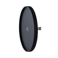 Hismith 4.5in Black Extra-Large Suction Cup Adapter for KlicLok System