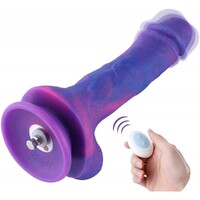 8" Vibrating Silicone Kliclock Cock + Balls 8" Vibrating Silicone Kliclock Cock + Balls