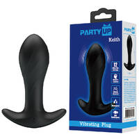 Party Up KEITH Vibrating Plug Black 10.5 cm USB Rechargeable Vibrating Butt Plug Party Up KEITH Vibrating Plug Black 10.5 cm USB Rechargeable Vibrating Butt Plug