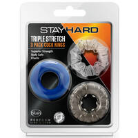 Coloured Cock Rings X3