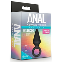 1.5" Small Silicone Butt Plug + Ring