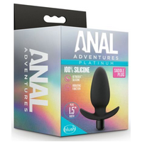 3.5" Silicone Vibrating Saddle Butt Plug