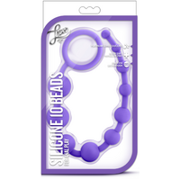 Silicone 10 Ribbed Anal Beads