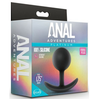 3" Silicone Vibra Butt Plug