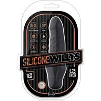 6" Vibrating Silicone Cock