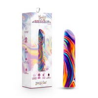 Limited Addiction Psyche Power Vibe Rainbow 10.2cm Usb Rechargeable Bulet