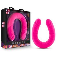 Ruse Silicone Slim 18" Hot  Double Dong