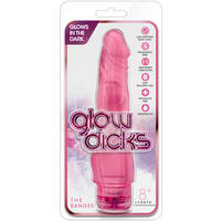 Glowing 8" Jelly Vibrator Glowing 8" Jelly Vibrator
