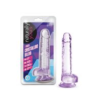 Naturally Yours 7" Crystaline Dildo Amethyst Naturally Yours 7" Crystaline Dildo Amethyst