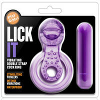 Lick It Vibrating Cock Ring