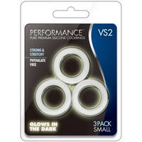 Vs2 Small Silicone Cock Rings X3